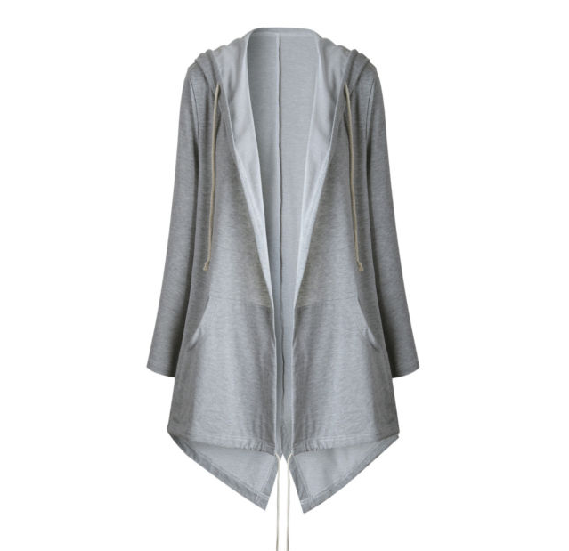 Women's Hooded Long Sleeve Sweatshirt — Casual Pullover