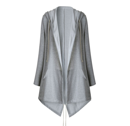 Women's Hooded Long Sleeve Sweatshirt — Casual Pullover