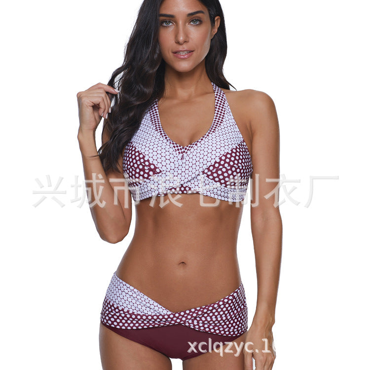 New Women's Cross-Border Separates Bikini Set