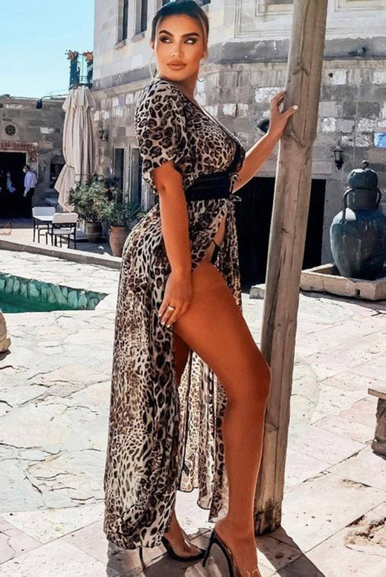 Women's Chiffon Beach Sunscreen Bikini Outer Blouse