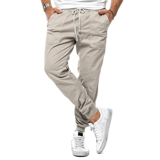 Men's Casual Loose Tapered Pants for Outdoor Leisure