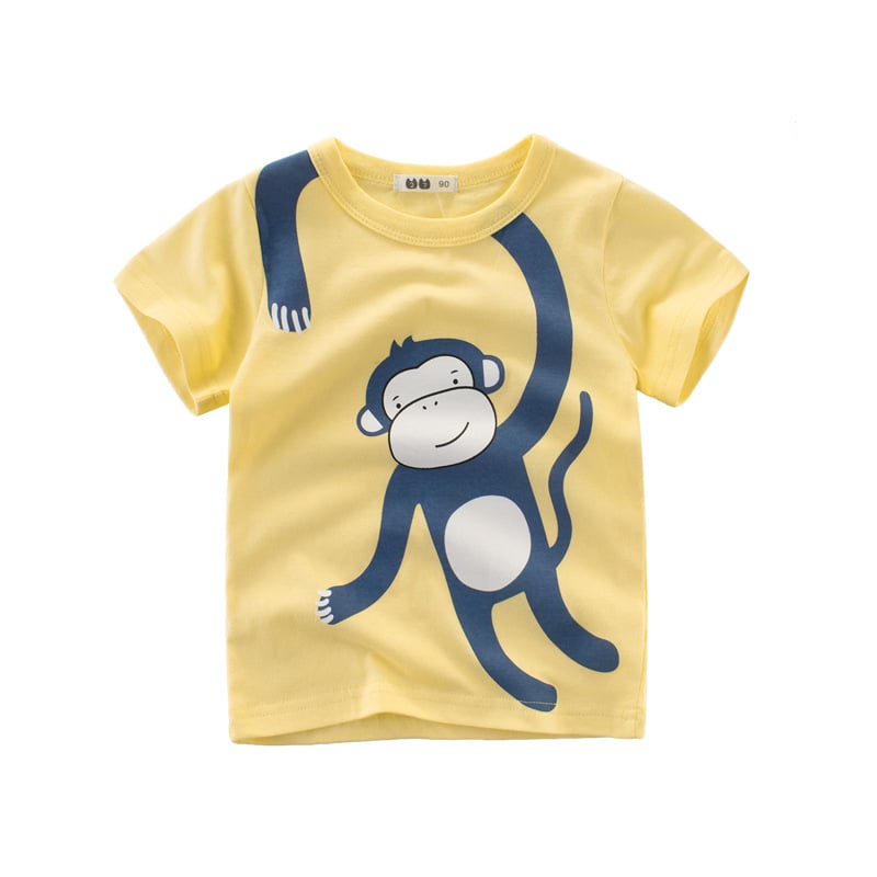 Boy's Short Sleeve Animal T-Shirt