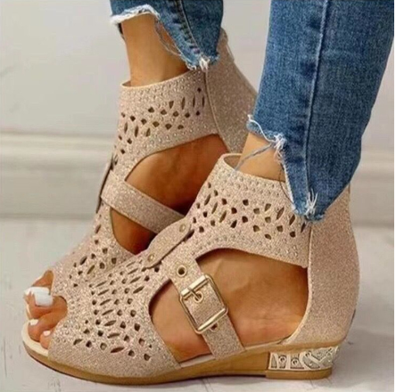 WOLFF Orthopedic Low Heel Sandals