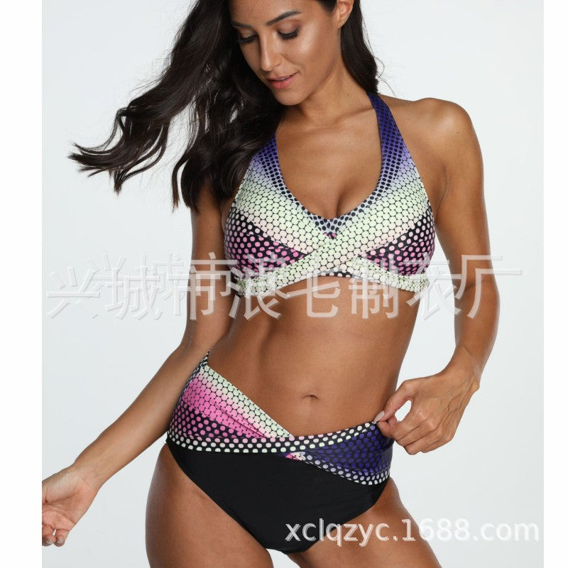 New Women's Cross-Border Separates Bikini Set
