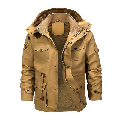 Thickened Removable Velvet Cotton Jacket