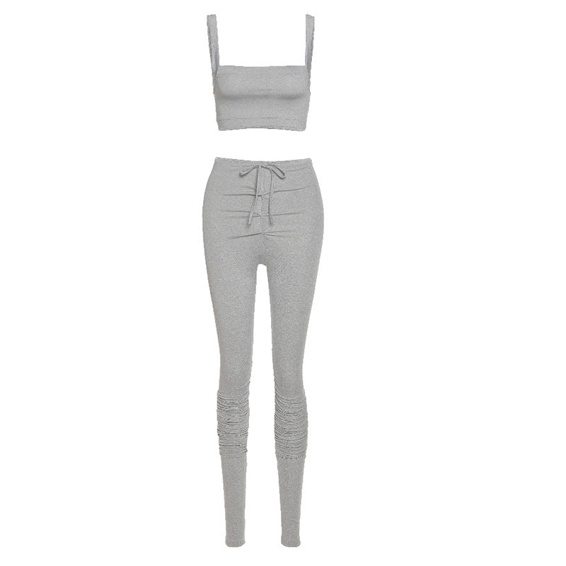 Summer Women's Casual Outfit with Off-Shoulder Design