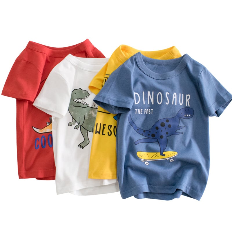 Boy's Dinosaur Short-Sleeved T-Shirt