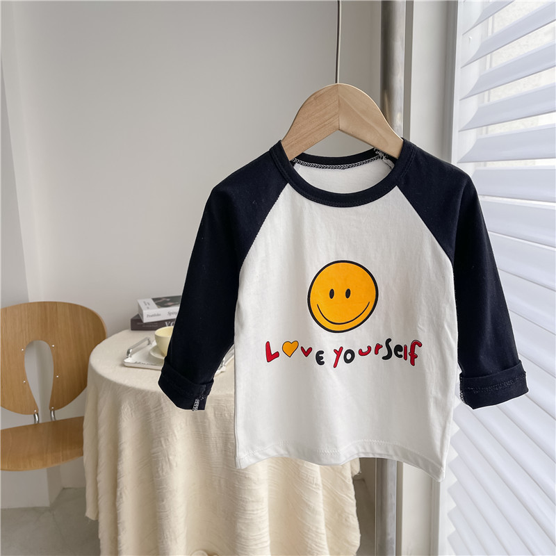 Cotton Cartoon Short Sleeve T-shirt for Kids
