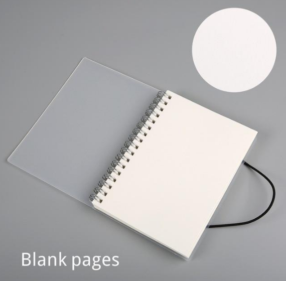 Transparent Frosted Notebook - Coil Bound Student Supplies
