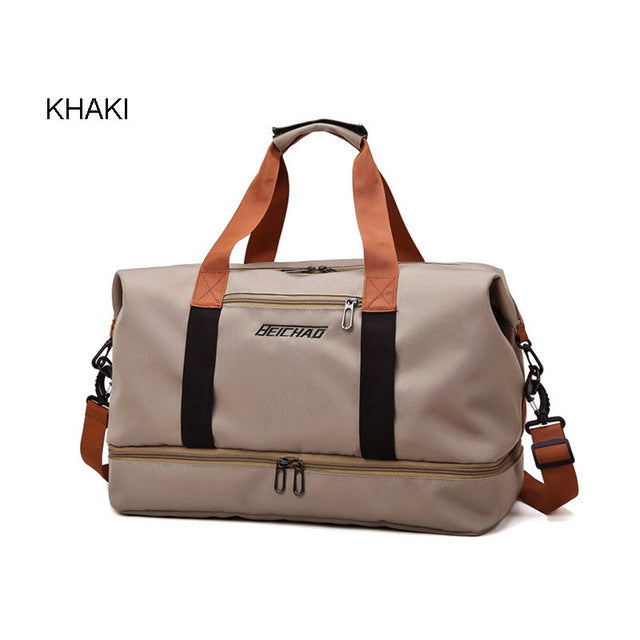 Large Capacity Waterproof Men's Travel Gym Bag