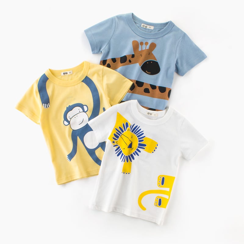 Boy's Short Sleeve Animal T-Shirt