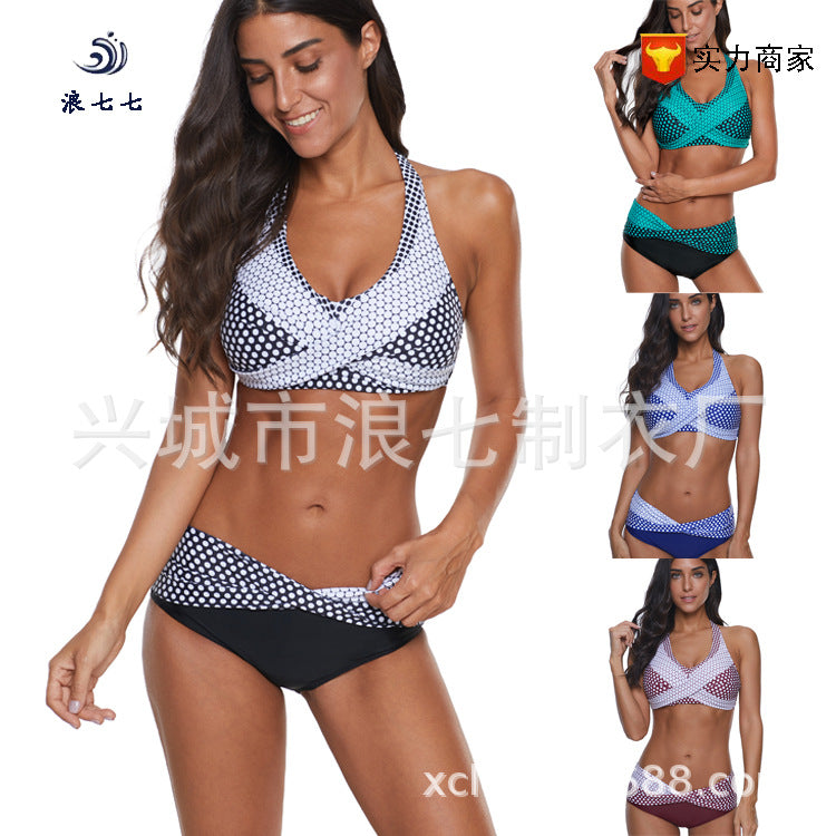 New Women's Cross-Border Separates Bikini Set